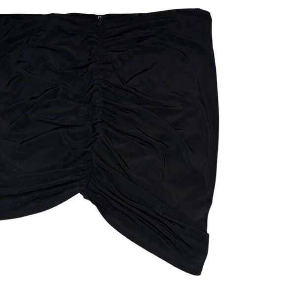 NY&Co X Gabrielle Union Draped Zipper Detail Mini Skirt - Picture 10 of 15